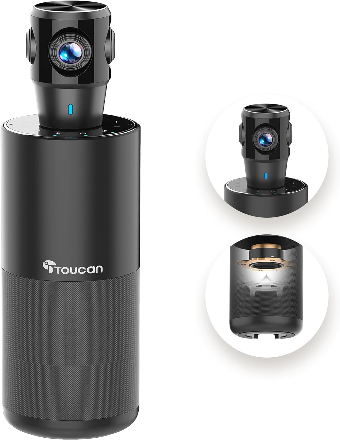  Cameră Video pentru Conferințe TOUCAN 360 de Grade: Tehnologie Avansată pentru Comunicare Impecabilă